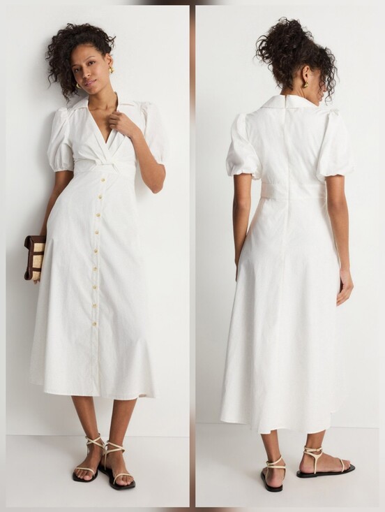 Hutch Dresses & Skirts - Hutch Laurel Button Up Dress V-Neck Sleeve Length Short Sleeve Size 4